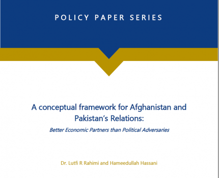 A conceptual framework for Afghanistan and Pakistan relationship